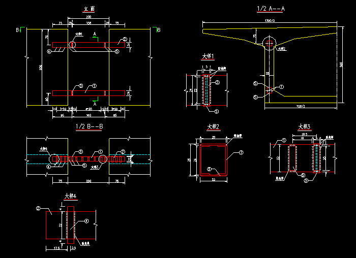 大橋CAD建筑施工圖4
