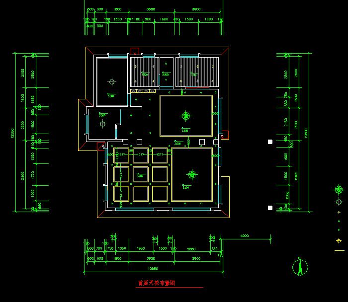 三層別墅室內(nèi)CAD裝修圖6