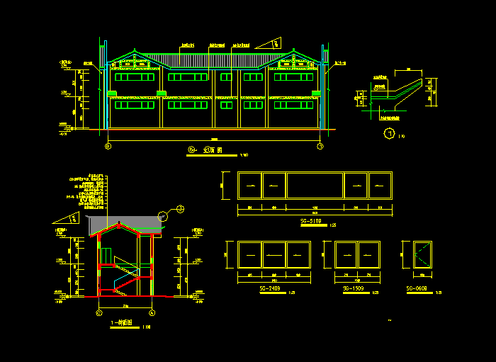 古名居建造翻新CAD設(shè)計(jì)建筑圖6
