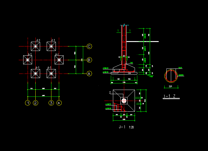 古建亭廊及花架CAD建筑施工設(shè)計(jì)圖1