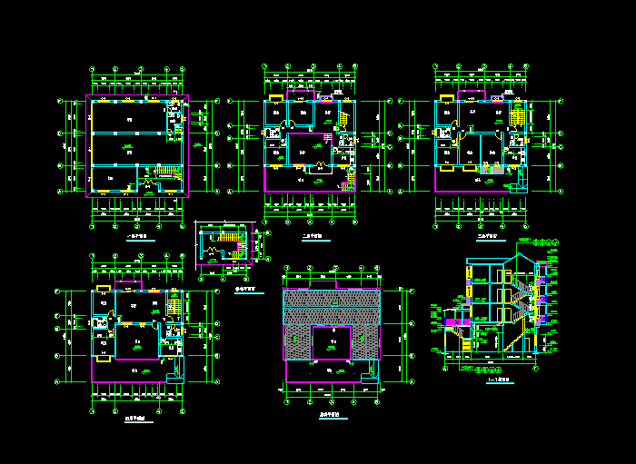 私人住宅CAD建筑施工圖紙2