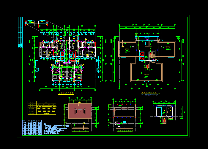 南方某高層住宅小區(qū)建筑施工圖