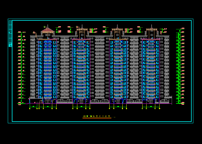 南方某高層住宅小區(qū)建筑施工圖