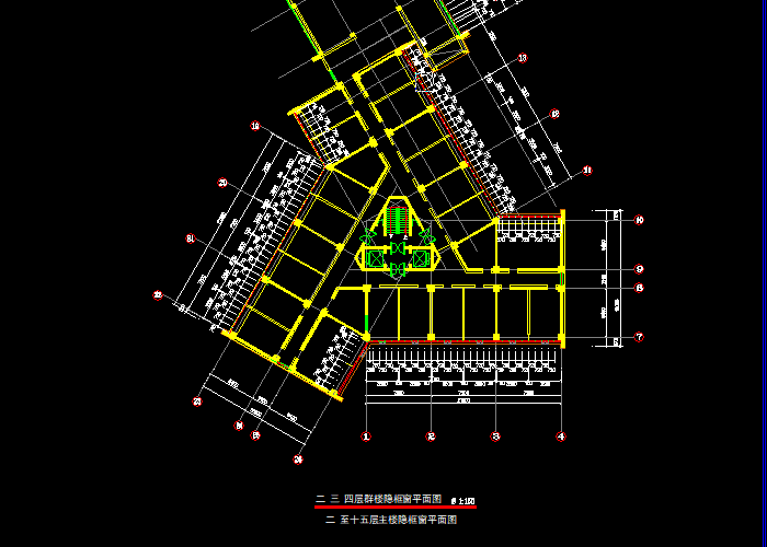 石家莊銀泉酒店內(nèi)外裝潢設(shè)計圖紙8