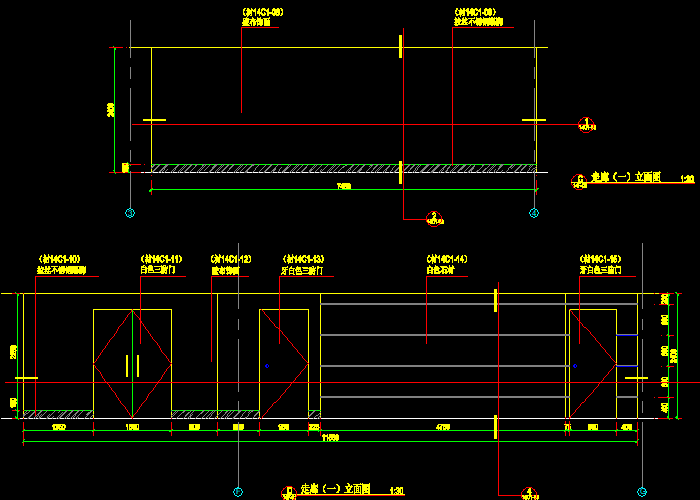 十四層會(huì)議室CAD設(shè)計(jì)施工圖
