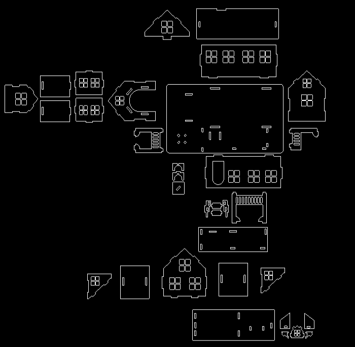 3D立體激光建筑設(shè)計圖紙3