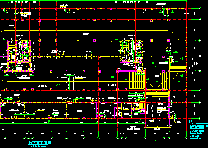 高層住宅樓平面建設(shè)施工圖紙