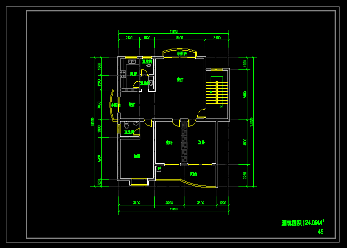 教師公寓戶型方案CAD設(shè)計(jì)圖紙