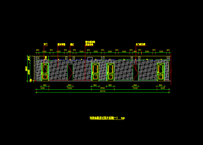 十四層會(huì)議室CAD設(shè)計(jì)施工圖