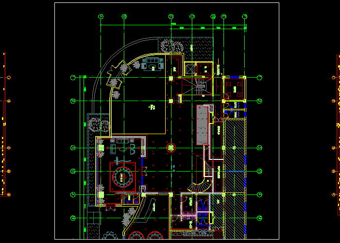 主副樓建筑設(shè)計(jì)施工圖紙