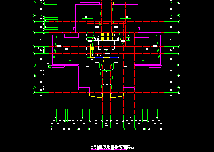 高樓房屋設(shè)計(jì)施工平面圖