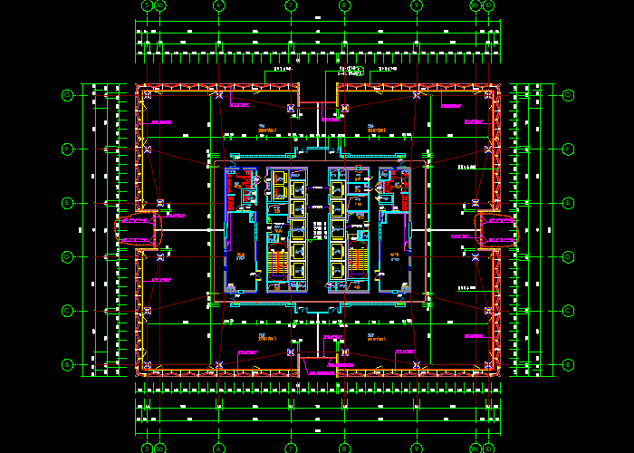 CAD建筑施工修建圖紙