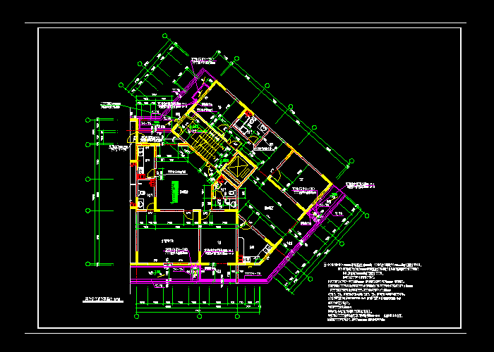 高樓建筑設(shè)計施工圖紙分享
