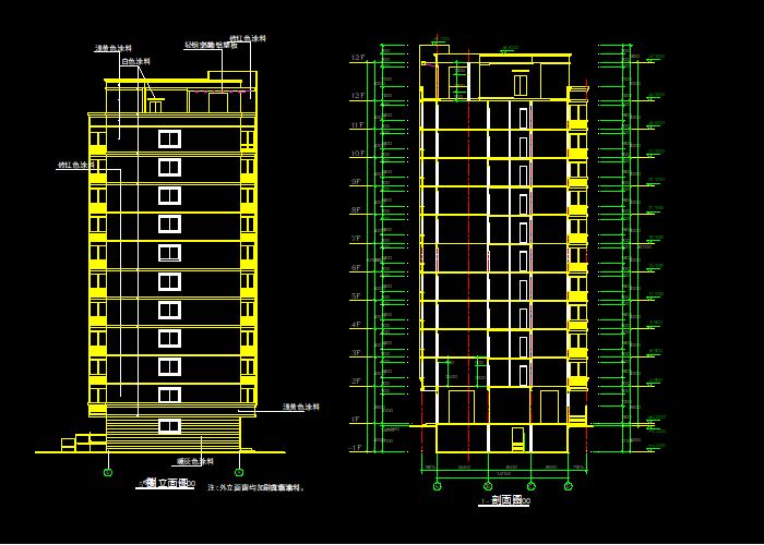 高樓建筑設(shè)計施工圖紙分享