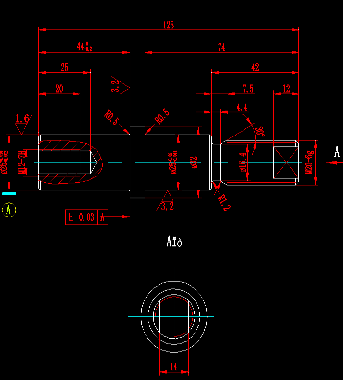 CAD機械圖紙附加生產(chǎn)圖