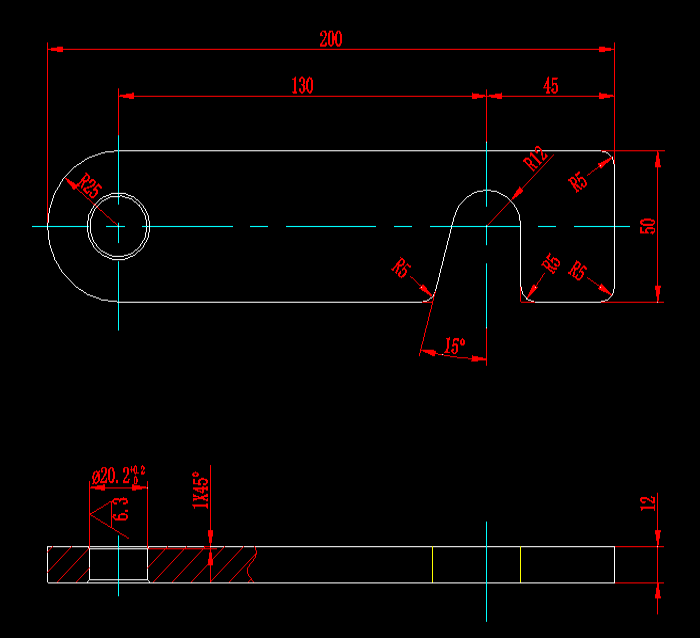 CAD機械圖紙附加生產(chǎn)圖
