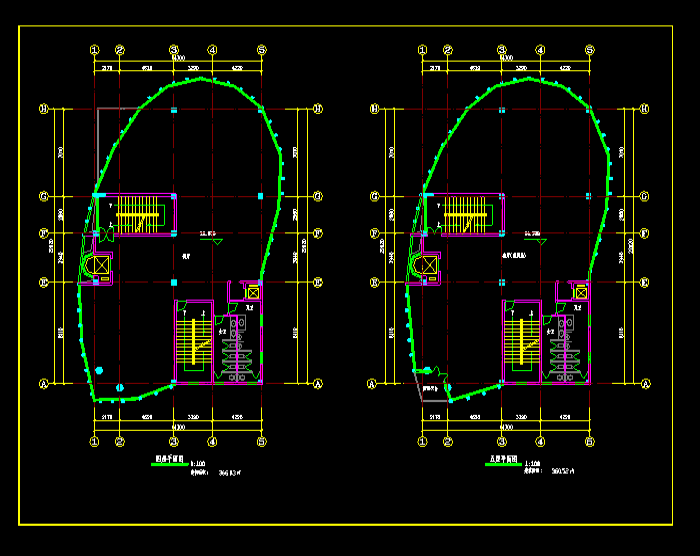 某餐廳建筑設(shè)計(jì)CAD圖紙