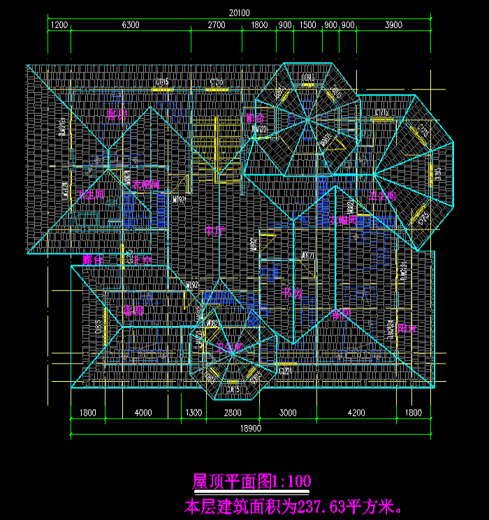 農(nóng)村別墅房屋設(shè)計(jì)CAD改造圖