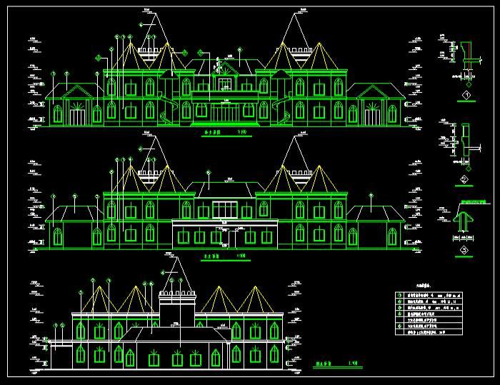 少兒圖書館建筑施工圖
