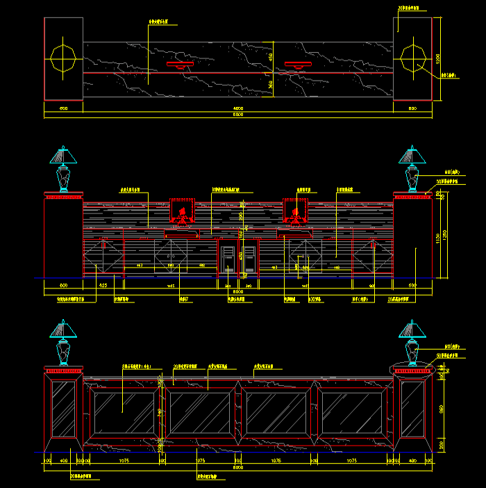 酒店內(nèi)堂服務(wù)臺(tái)設(shè)計(jì)圖