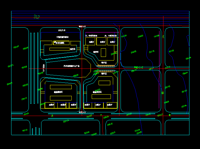 某商業(yè)樓CAD建筑設(shè)計(jì)方案圖