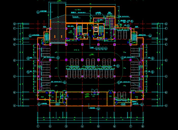 某地稅局辦公樓CAD建筑施工圖